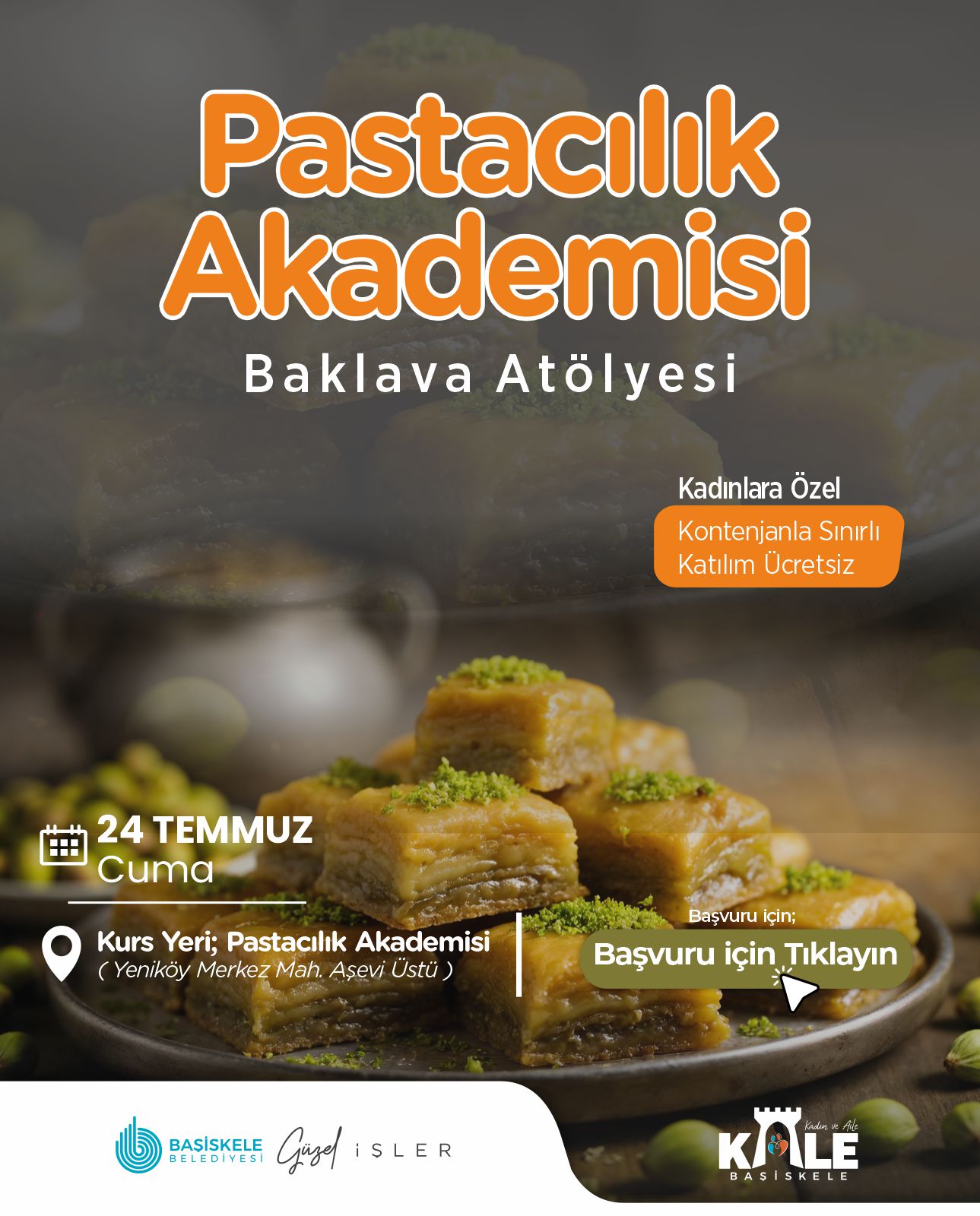 Pastac�l�k Akademisi Baklava At�lyesi