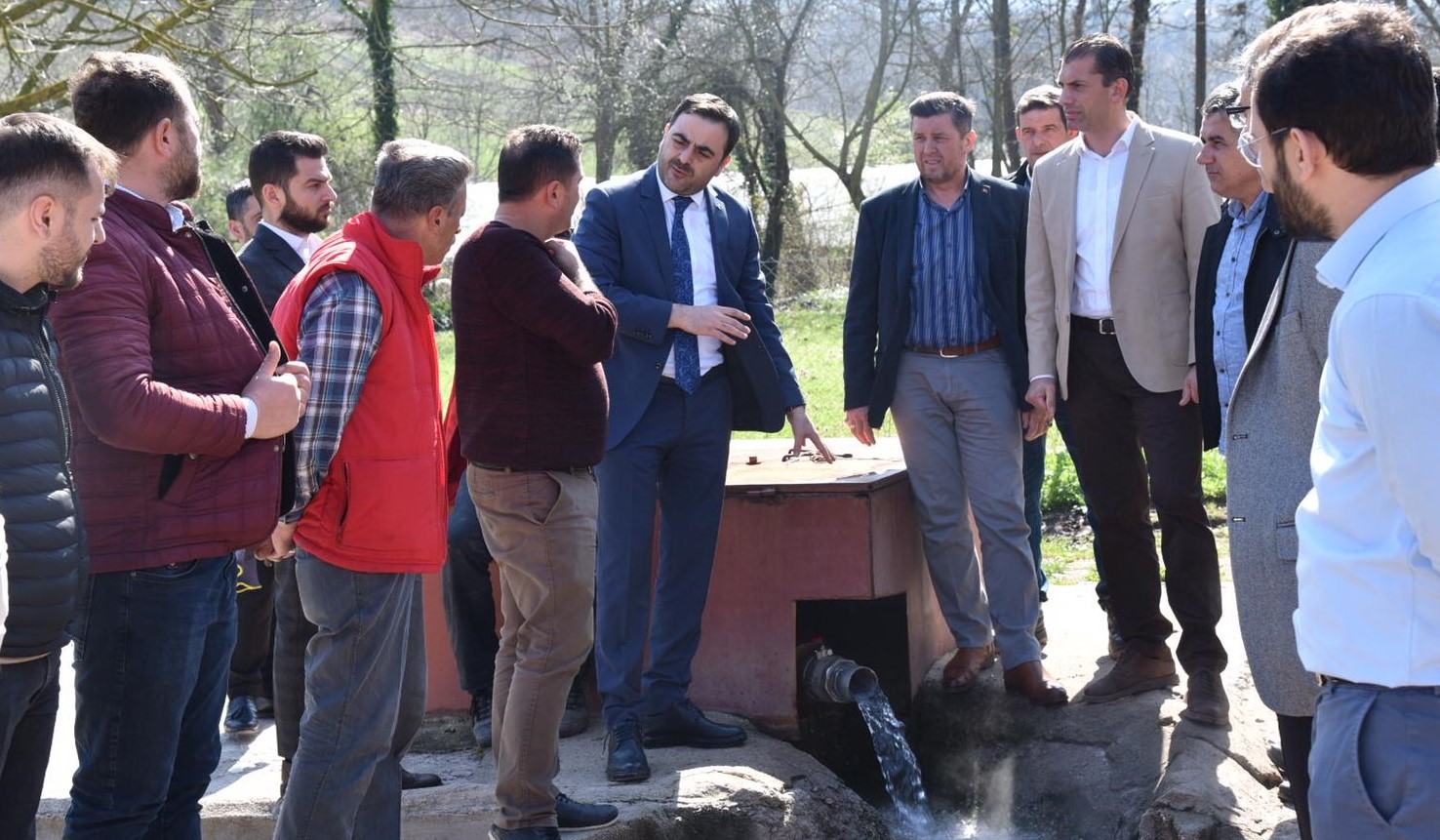 Baiskelede Termal Scak Su Artk Boa Akmayacak