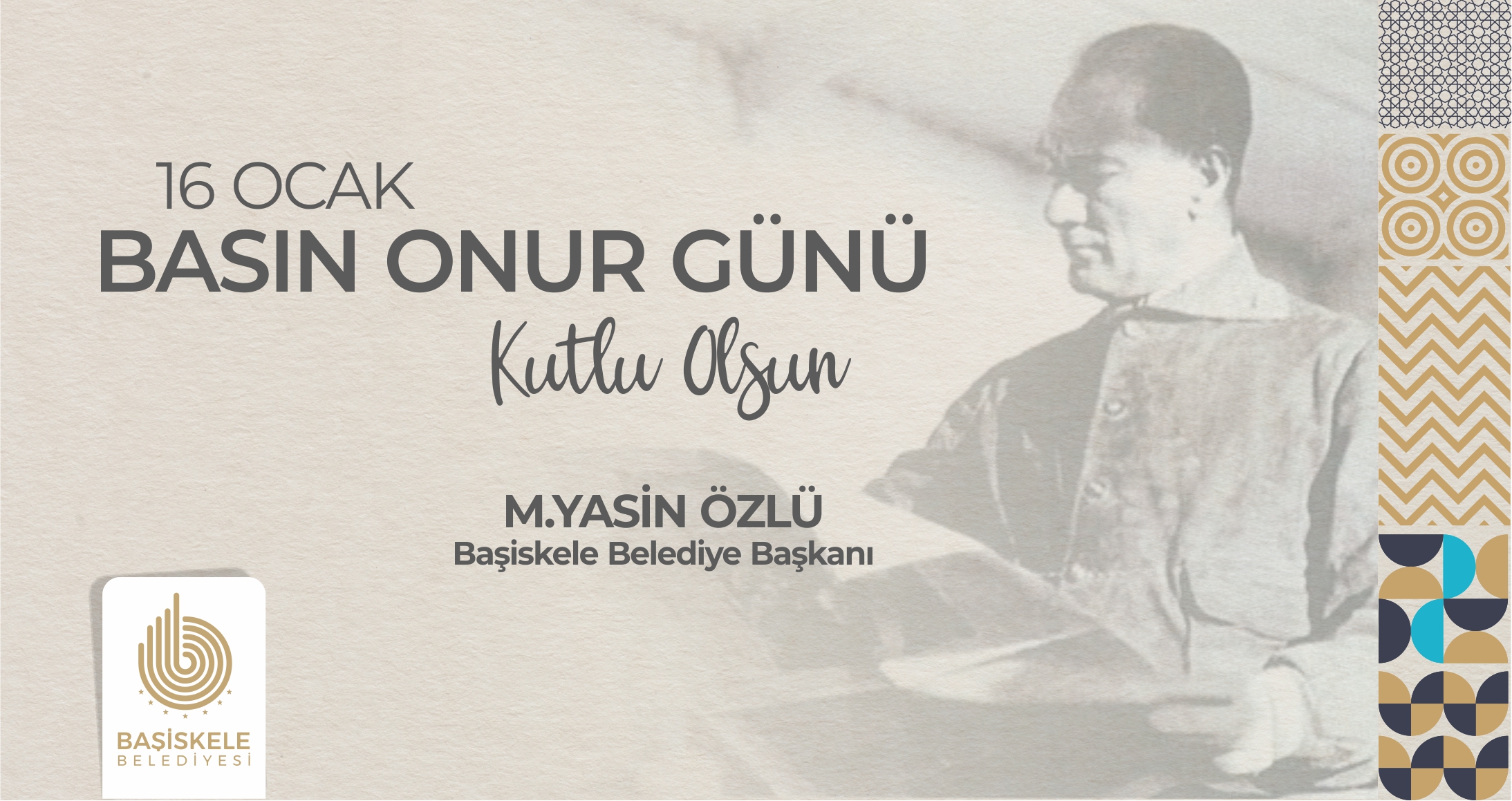 Bakan zlden 16 Ocak Basn Onur Gn Mesaj