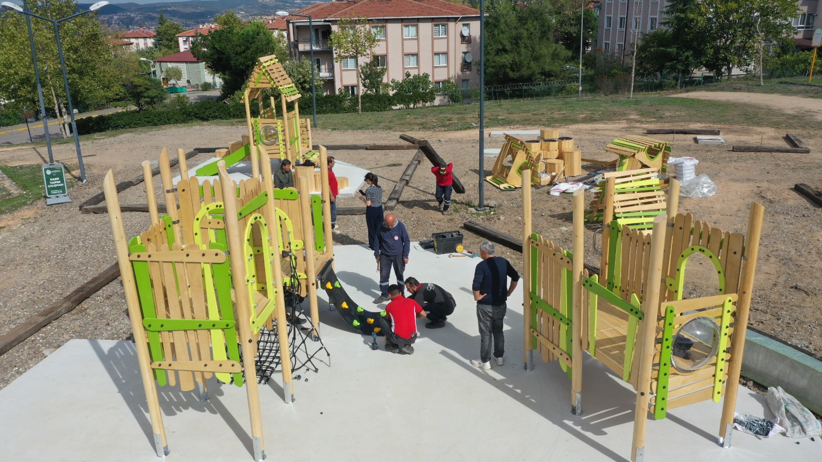 Yeilkent Mahallesine Yeni ocuk Park