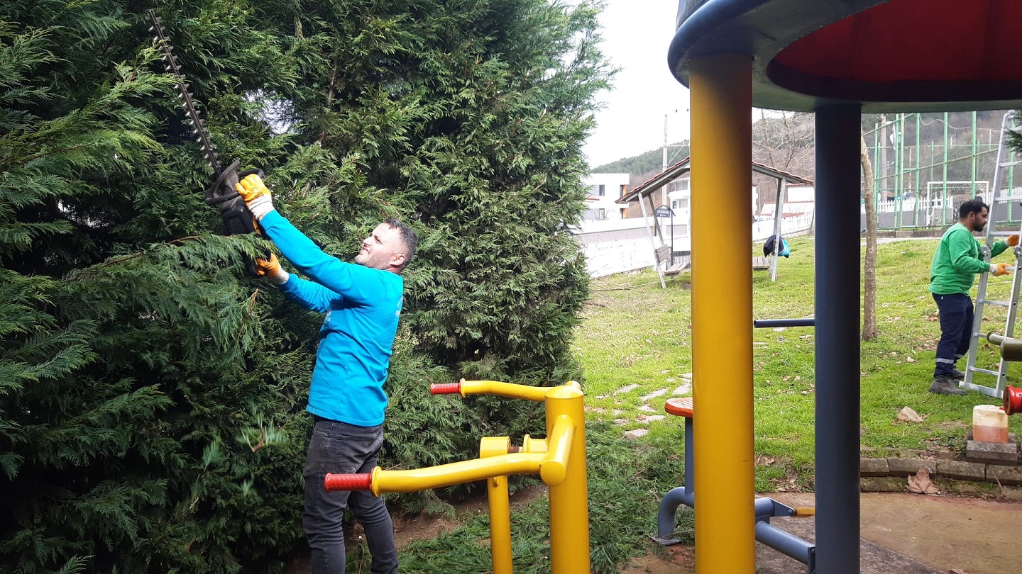 Baiskelenin Park ve Bahelerine Bahar Erken Geldi