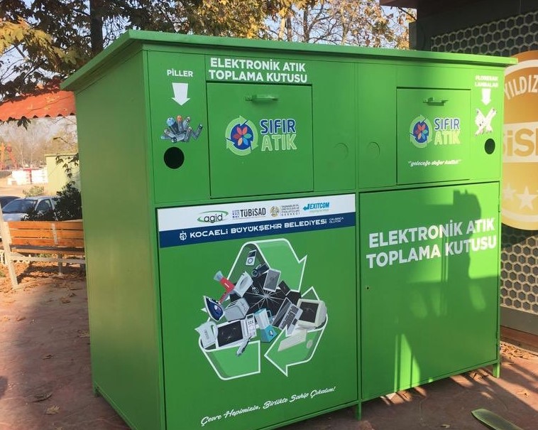 Baiskeleye Elektronik Atk Toplama Kutusu