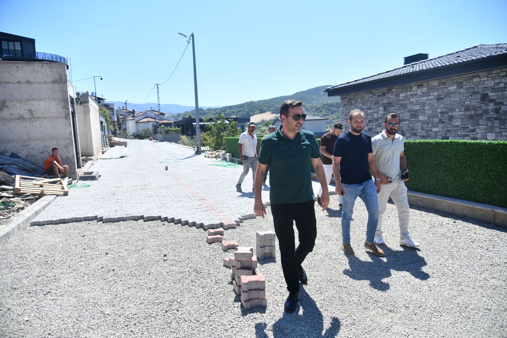 Bakan zl st Yap almalarn Yerinde nceledi