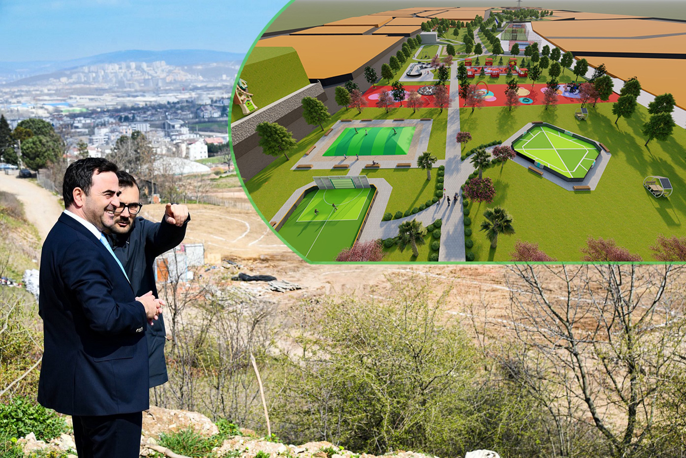 Ye�ilyurt Millet Bah�esi�nde �al��malar H�zla S�r�yor