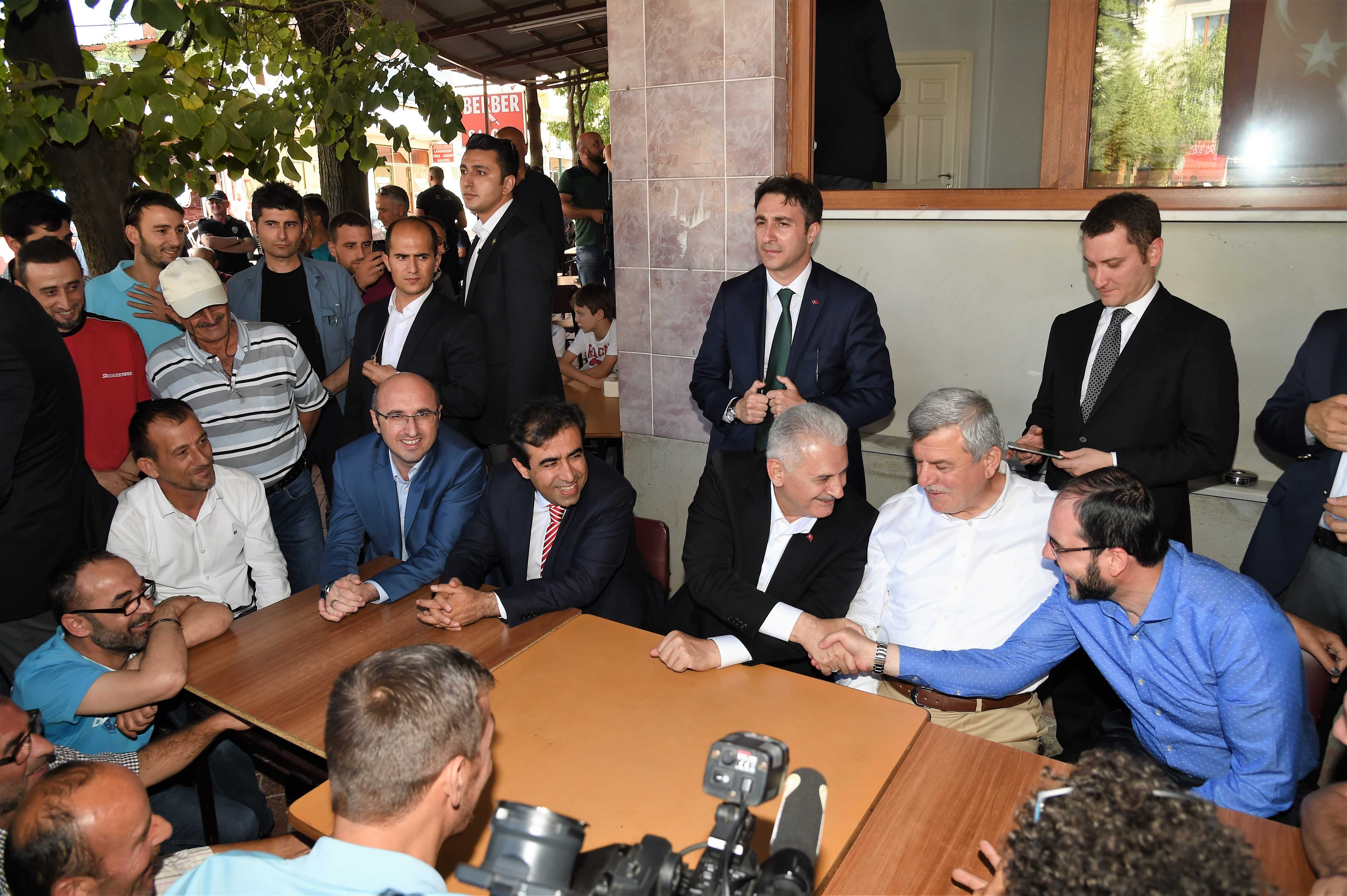 BABAKAN YILDIRIM BASKELEYE MSAFR OLDU