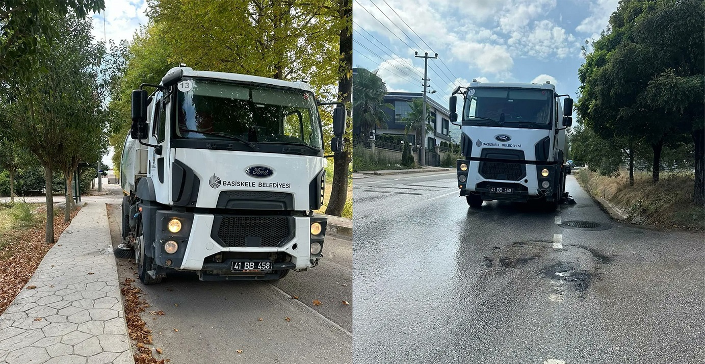Baiskelede Yollar Prl Prl Temizleniyor