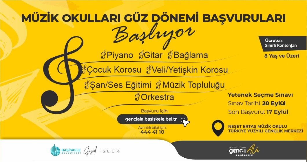 Baiskele Belediyesi Mzik Okullarnda Yeni Dnem Balyor