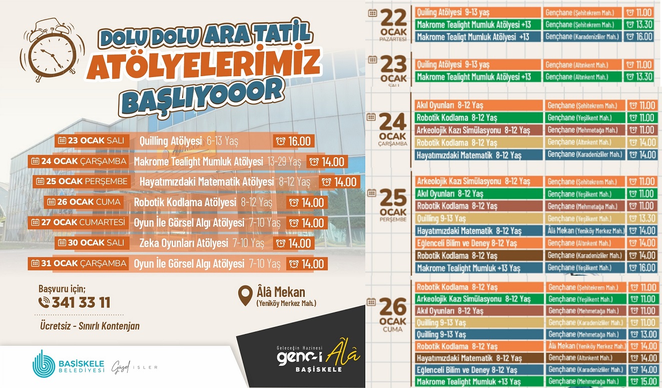 Baiskelede Dolu Dolu Ara Tatil Atlyeleri Balyor