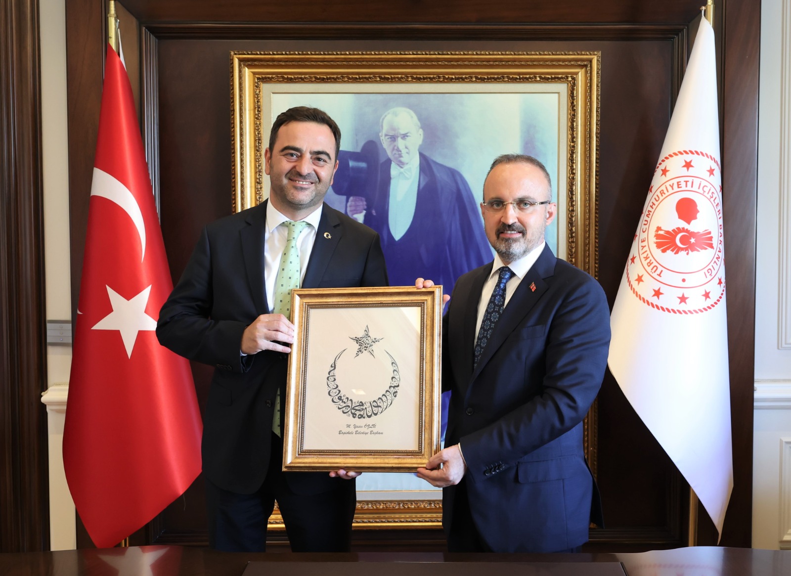 Bakan zlden Ankara karmas