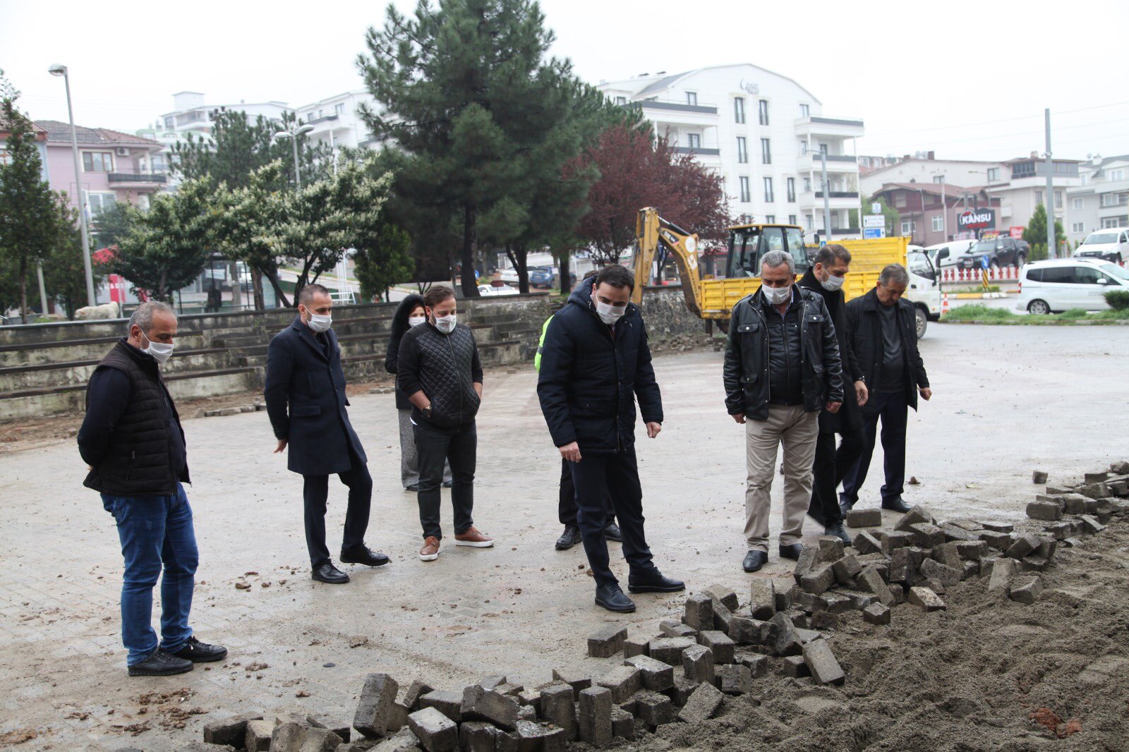 Baiskelenin Yeni Semt Meydan in almalara Baland