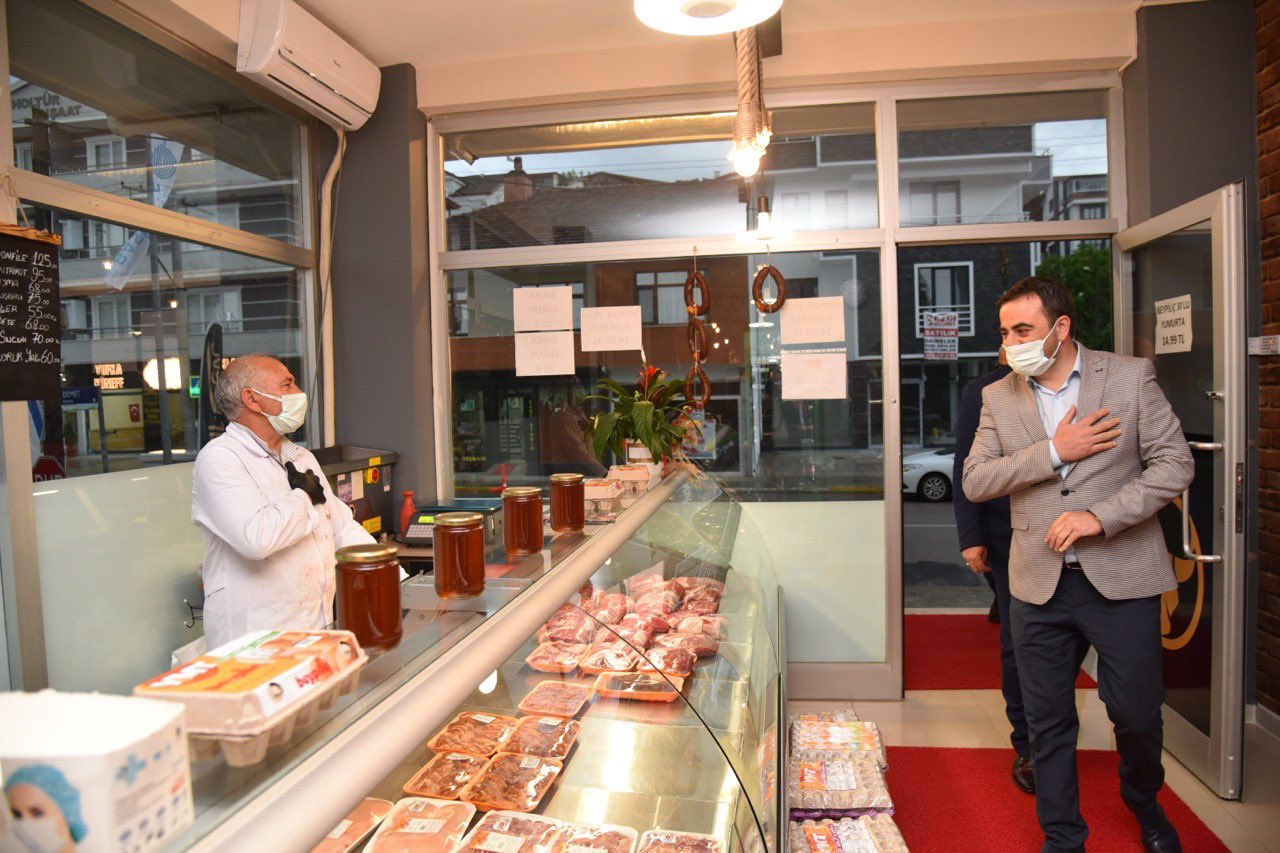 Bakan zlden Baiskeleli Esnafa Ziyaret