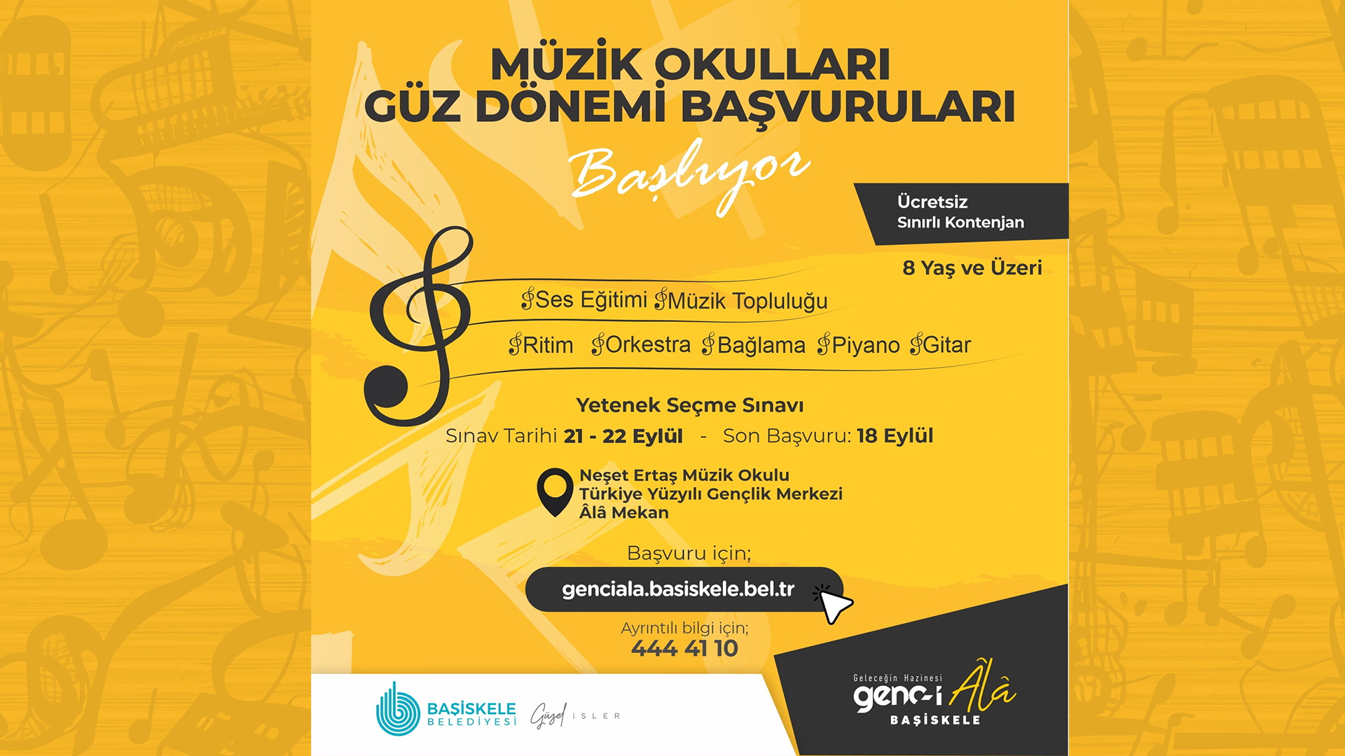 Baiskele Belediyesi Mzik Okullarnda Yeni Dnem Balyor