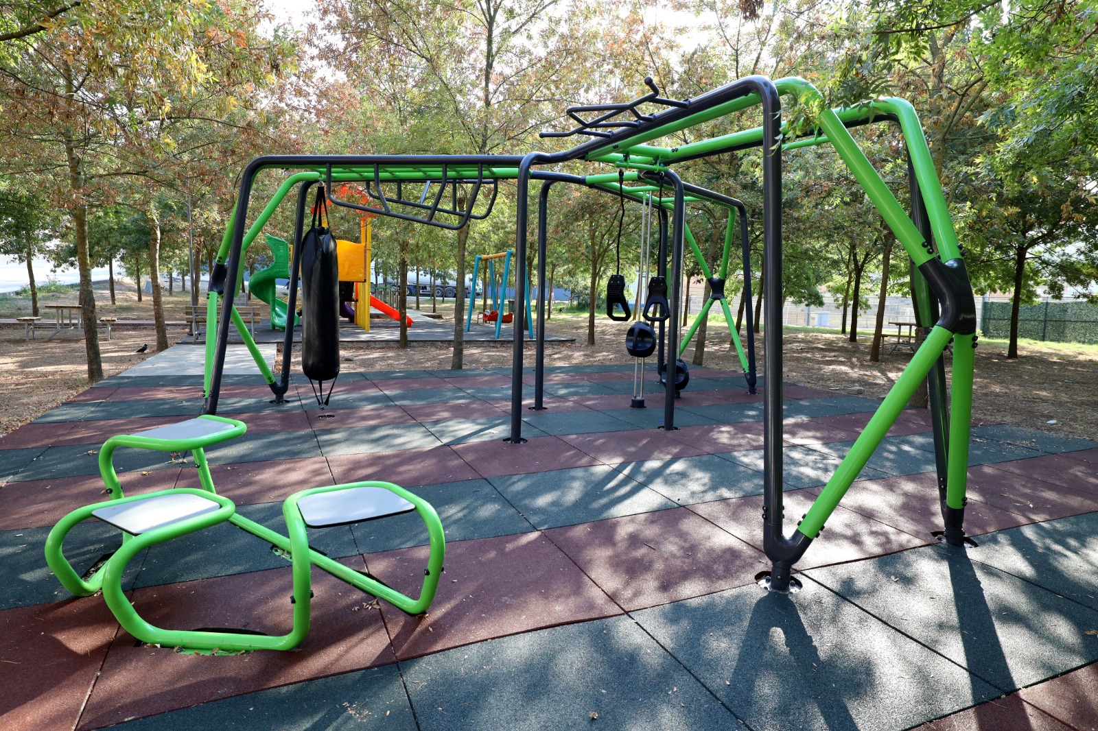 Baiskelede Genler in Bir lk: Calisthenics Park