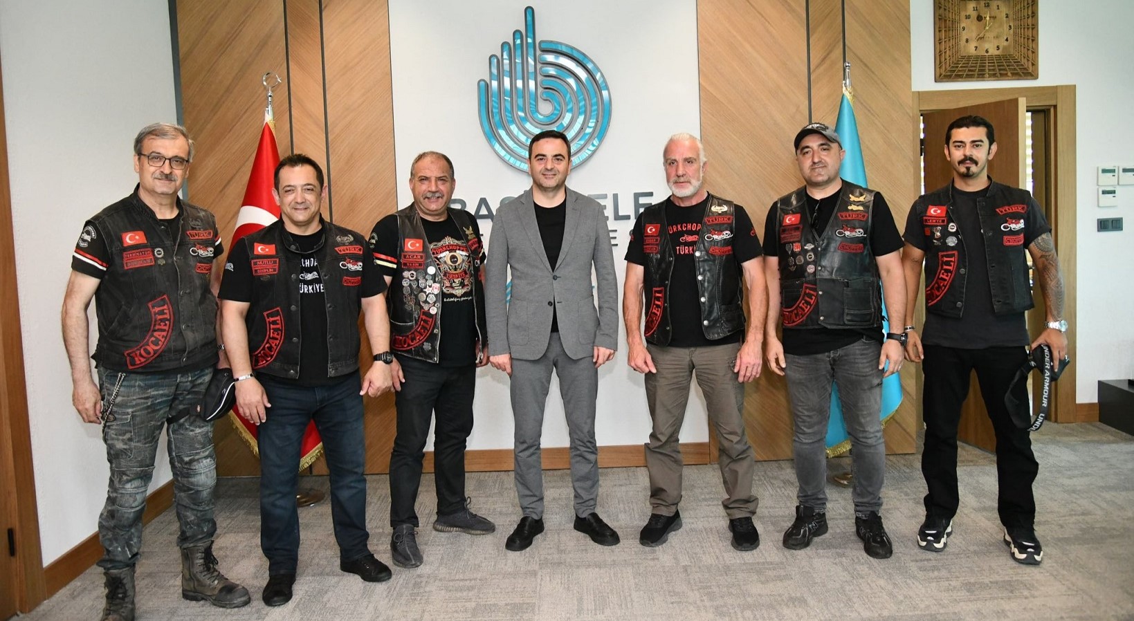 T�rk Chopper Motosiklet Kul�b��nden Ba�kan �zl��ye Ziyaret