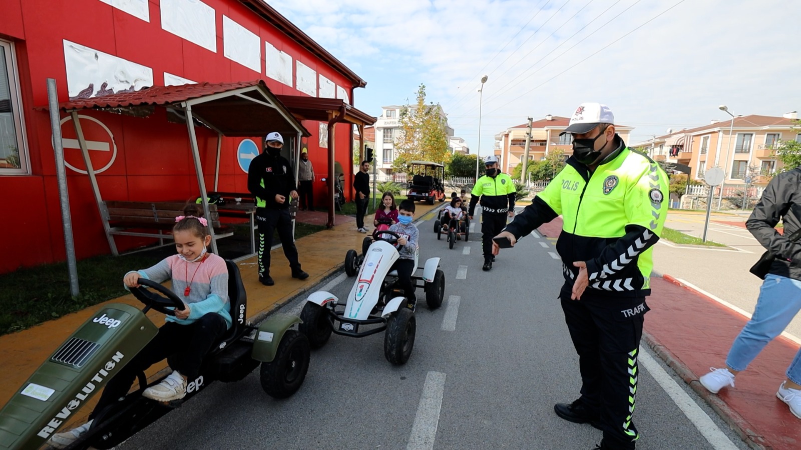 ocuk Trafik Eitim Park Krfezden rencileri Arlad