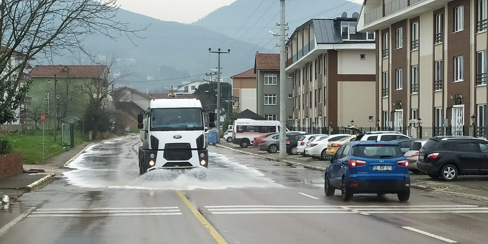 Baiskelede Hafta Sonu 9 Mahallede Dezenfekte almalar