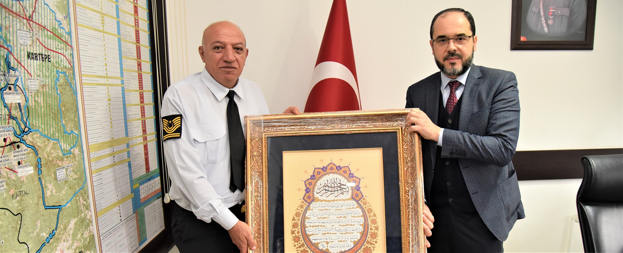 le Jandarma Komutan Gksuya Hayrl Olsun Ziyareti 