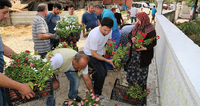 MEZARLIKLARA 4 B�N ADET S�S B�TK�S�