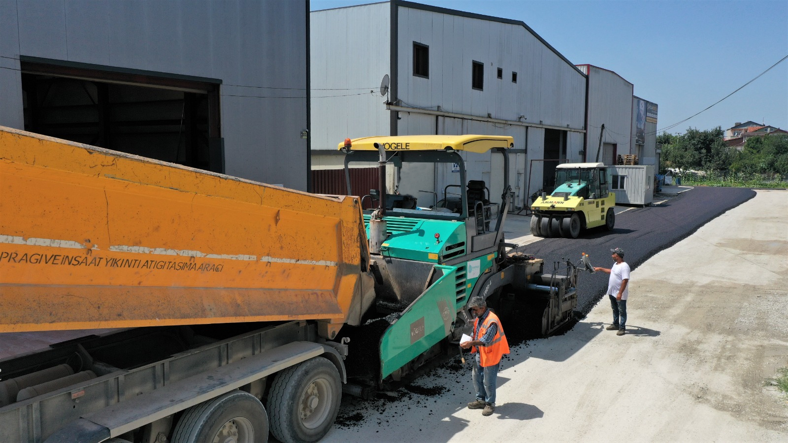 Karadenizliler Mahallesinde ki Sokaa Daha Scak Asfalt