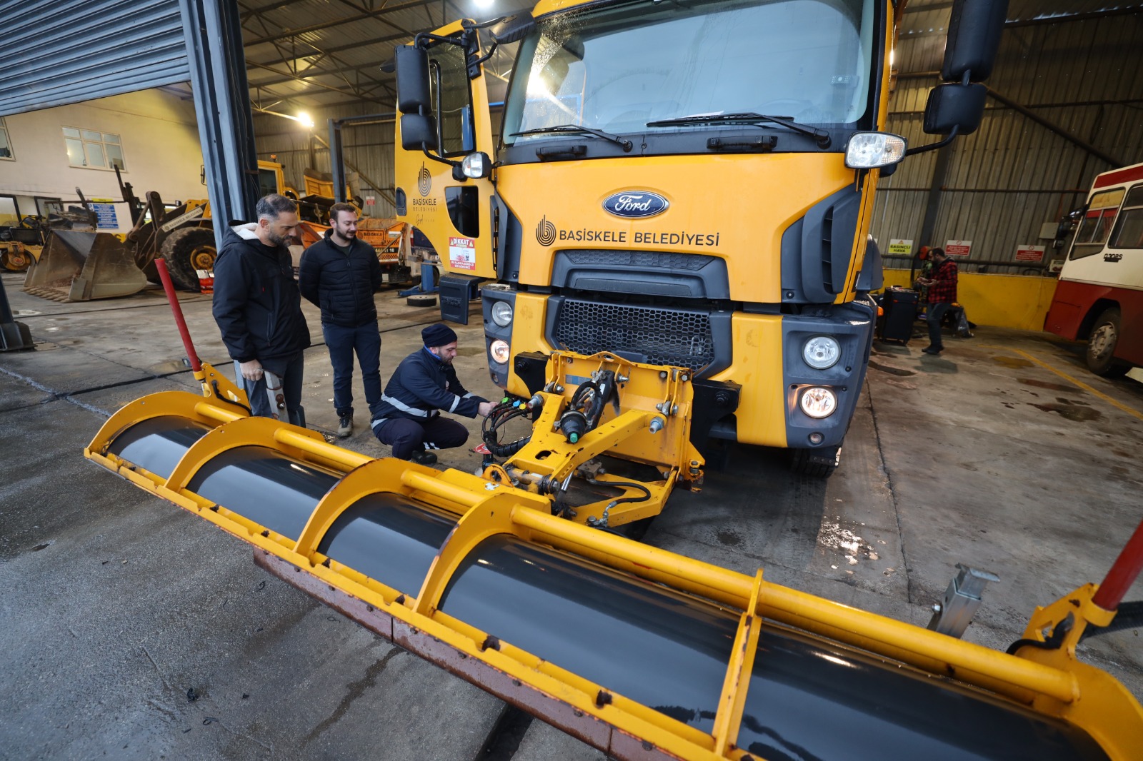 Ba�iskele Belediyesi Karla M�cadeleye Haz�r