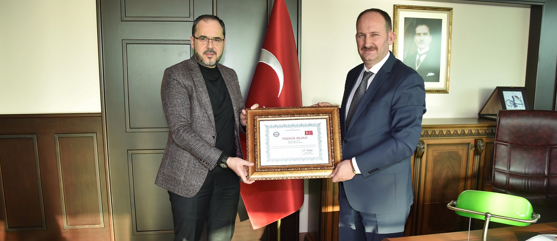 Bakan Ayazdan Kaymakam Kantaya Ziyaret