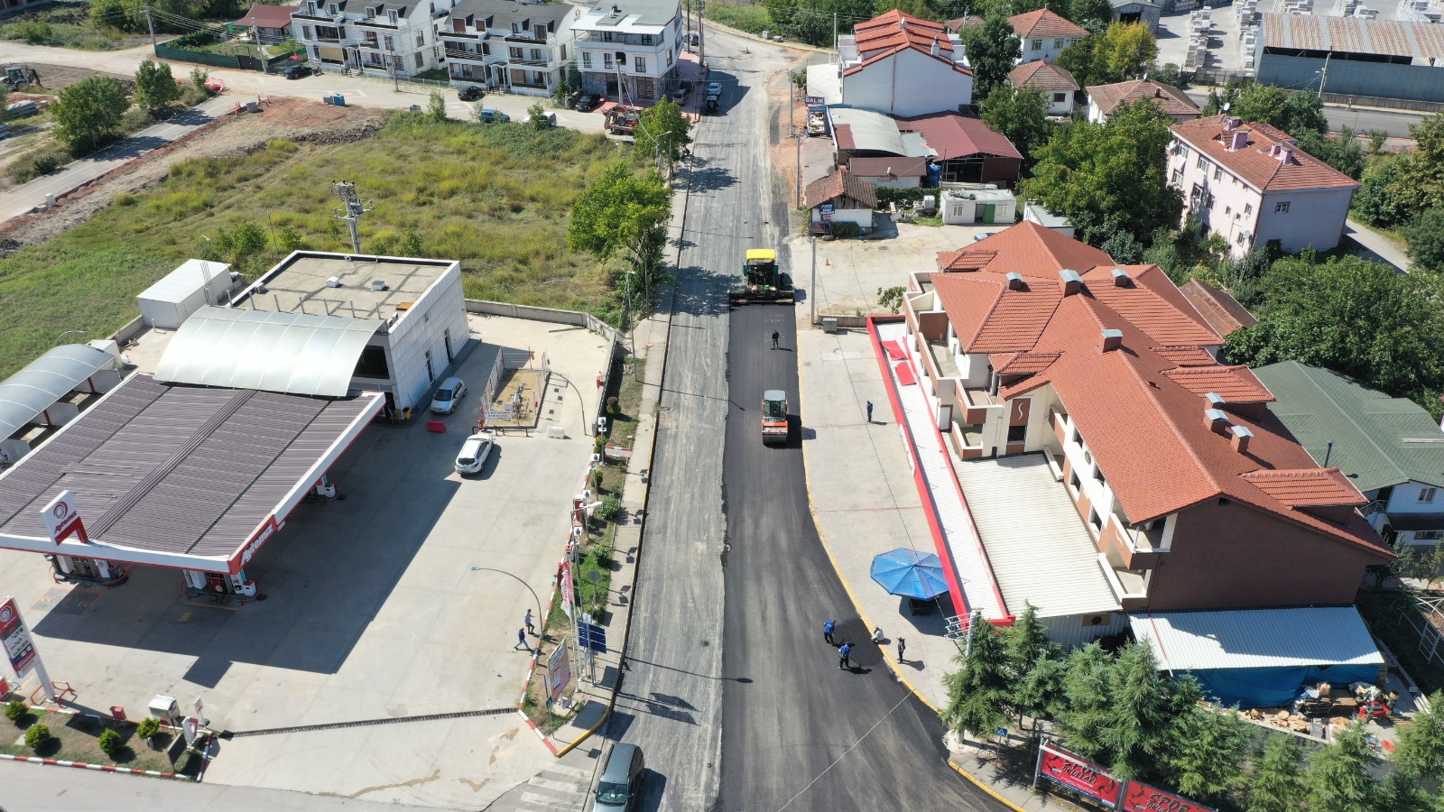 Baiskele Yollar Scak Asfaltla Konfor Kazanyor