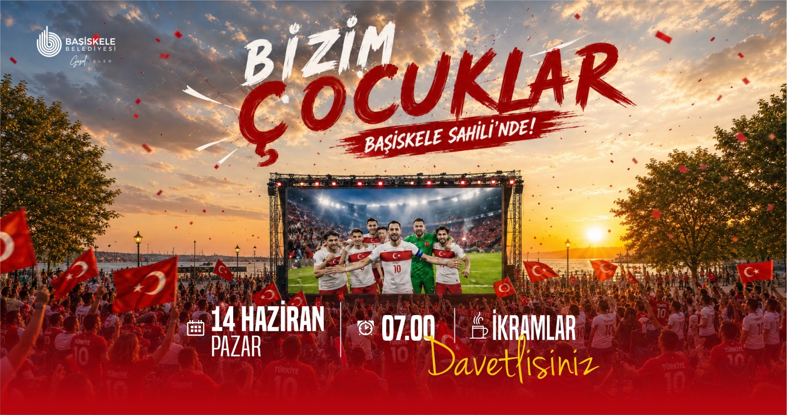 D�nya Kupas� Heyecan� Ba�iskele Sahili�nde