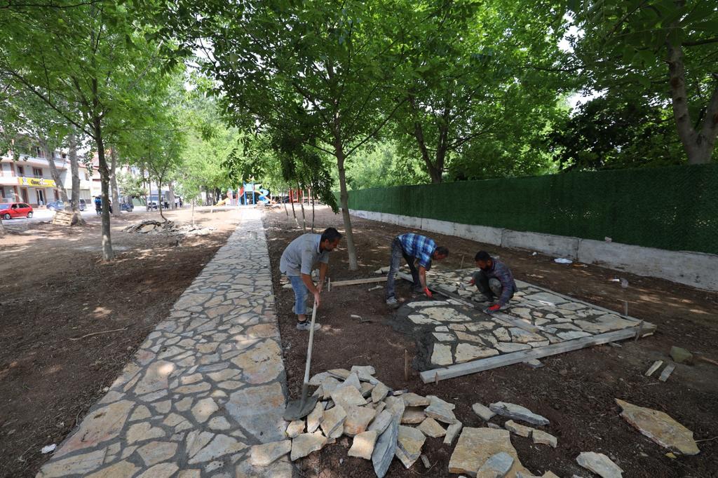 Baiskelenin Yeni Parknda almalar Sryor