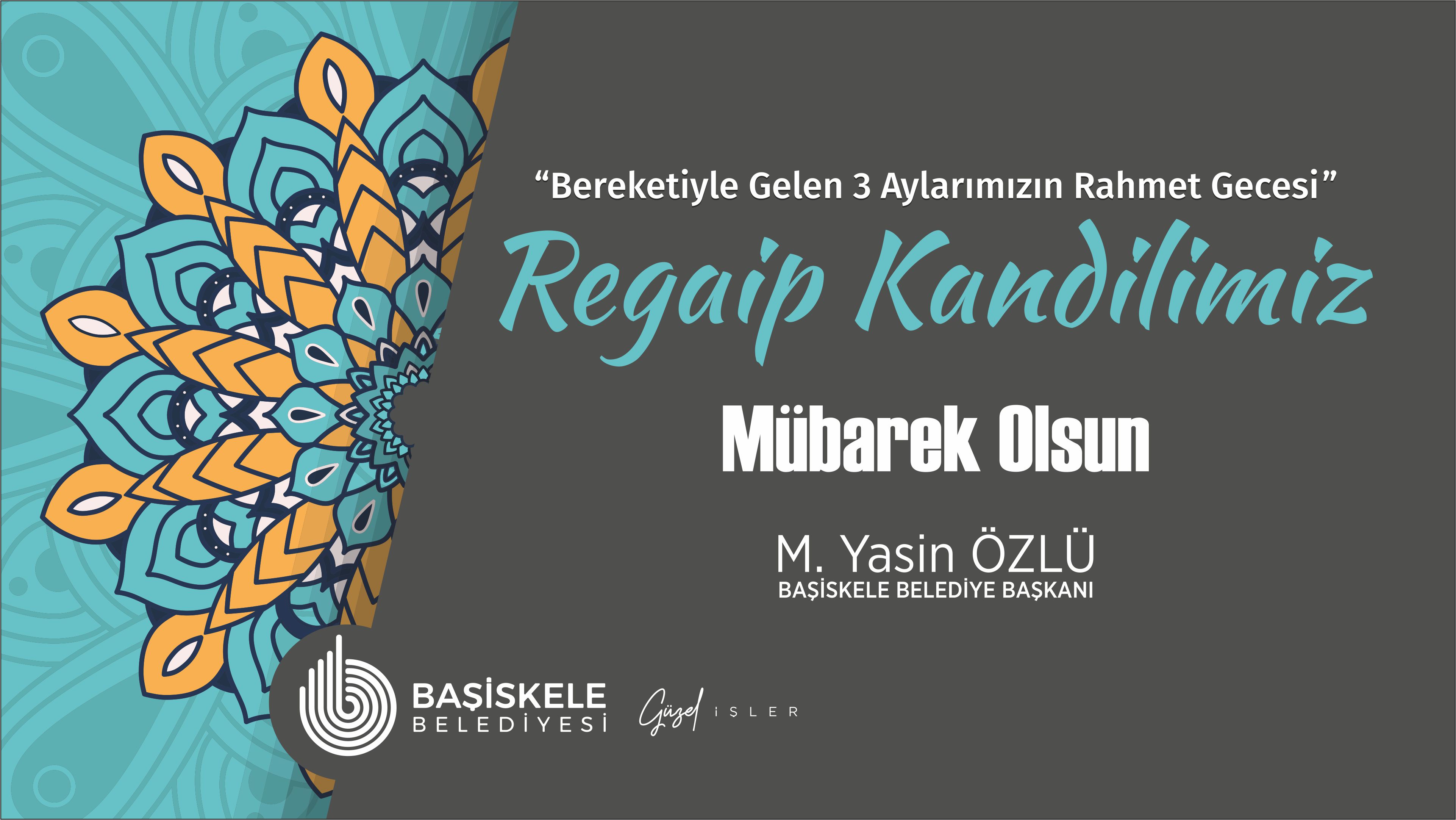 Bakan zlden Regaip Kandili Mesaj