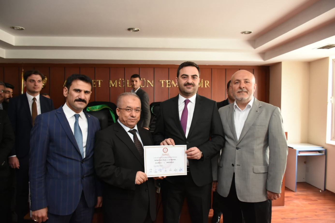 Baiskele Belediye Bakan Yasin zl Mazbatasn ald