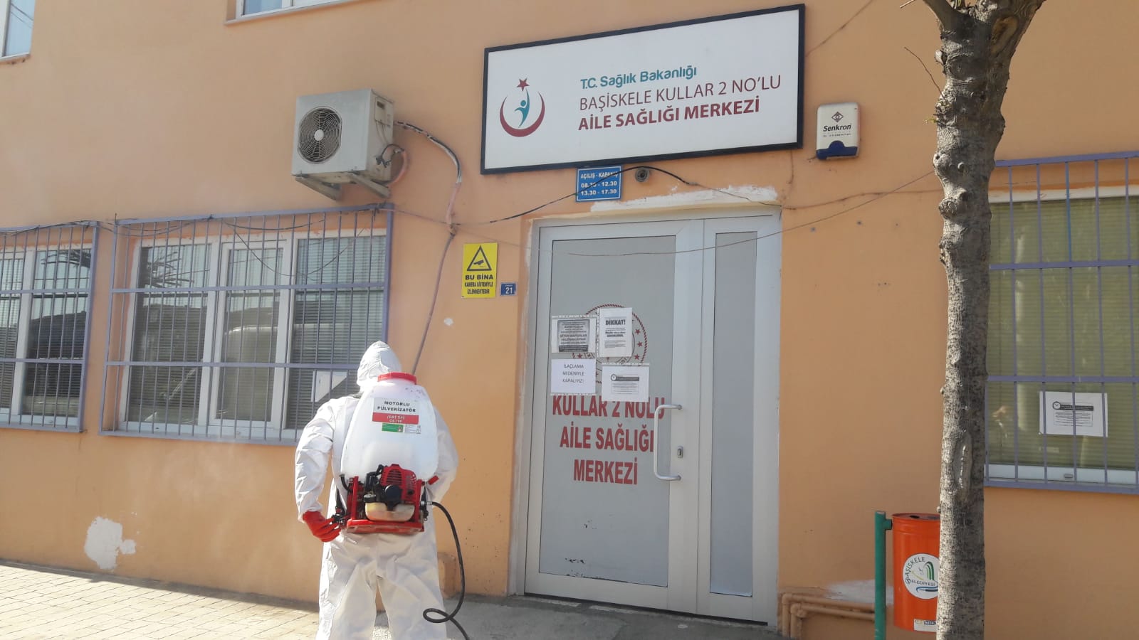 Baiskeledeki Salk Merkezleri Dezenfekte Ediliyor