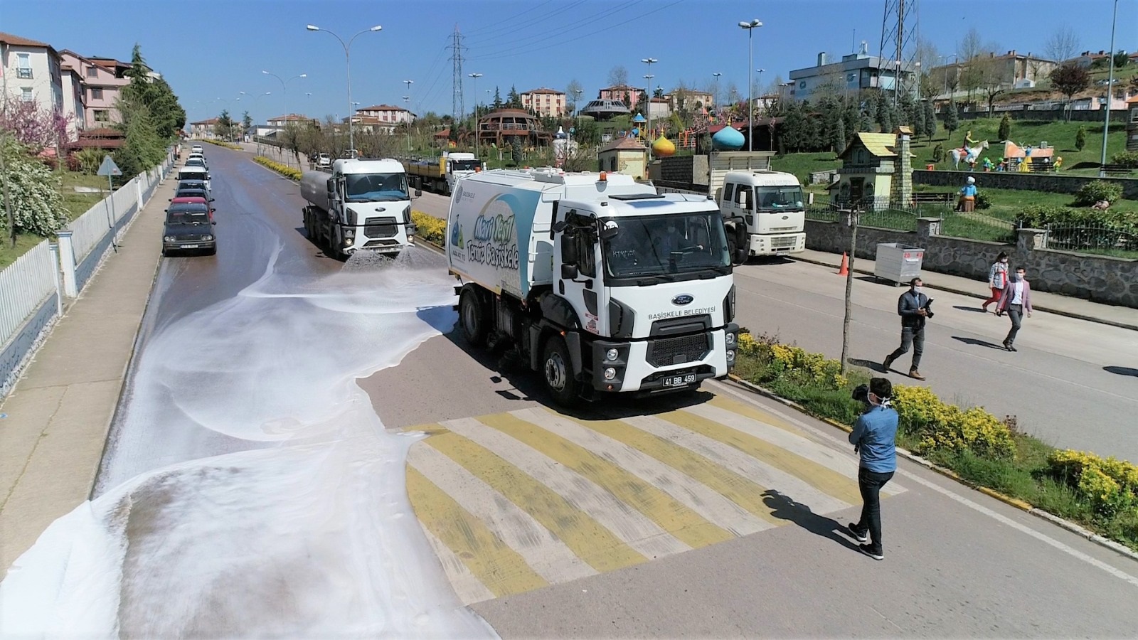 Baiskelede Halk Evde, Belediye Personeli Halkn Emrinde