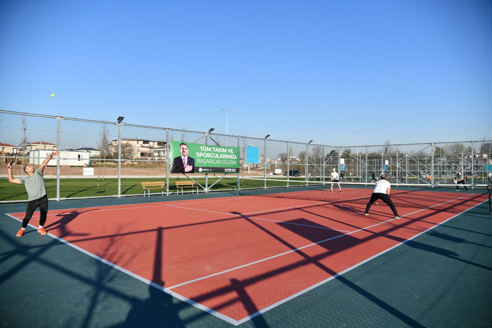 Baiskele Millet Bahesinde Tenis Heyecan