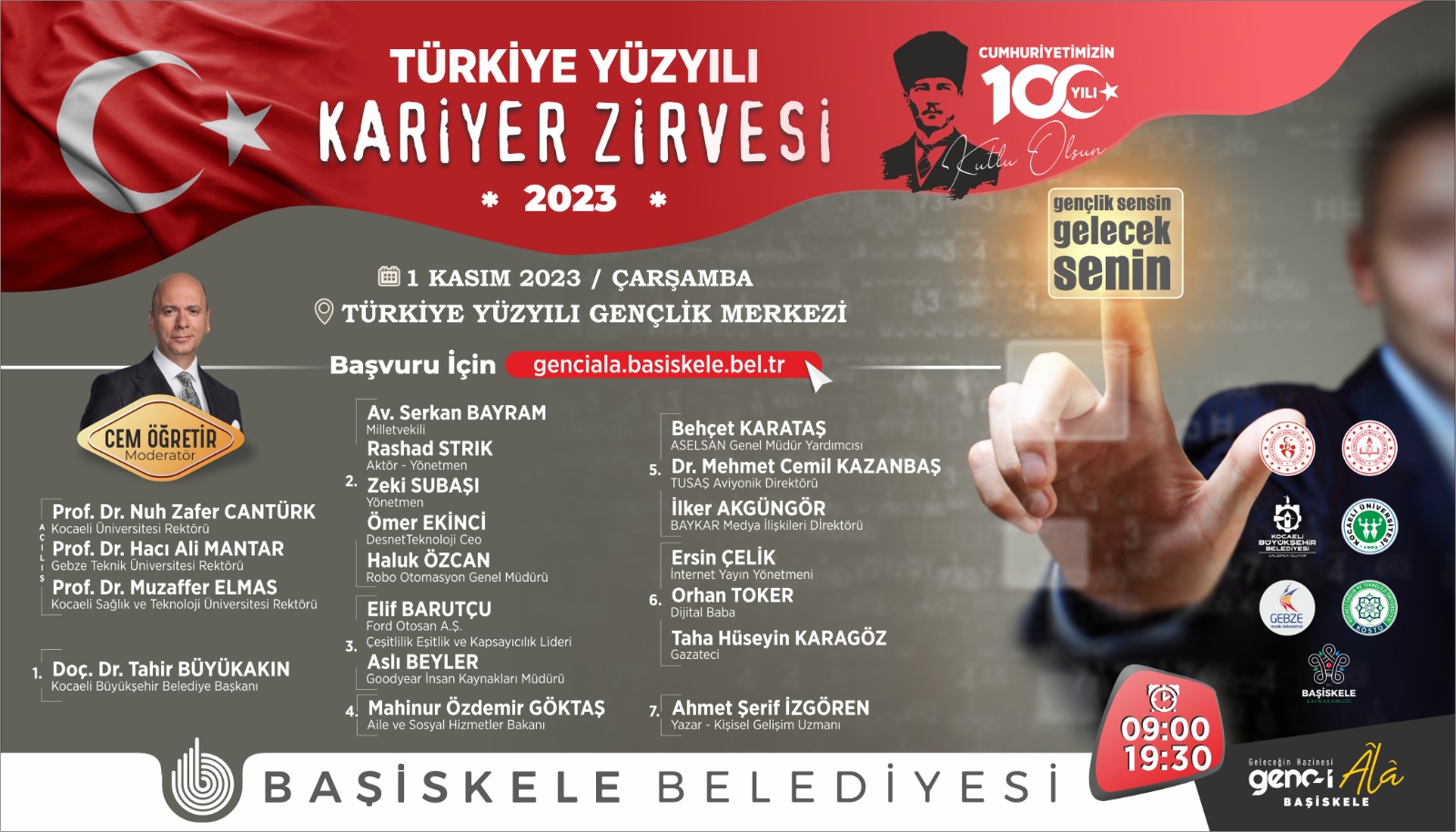 Zirvedekiler Kariyer Zirvesi in Baiskeleye Geliyor