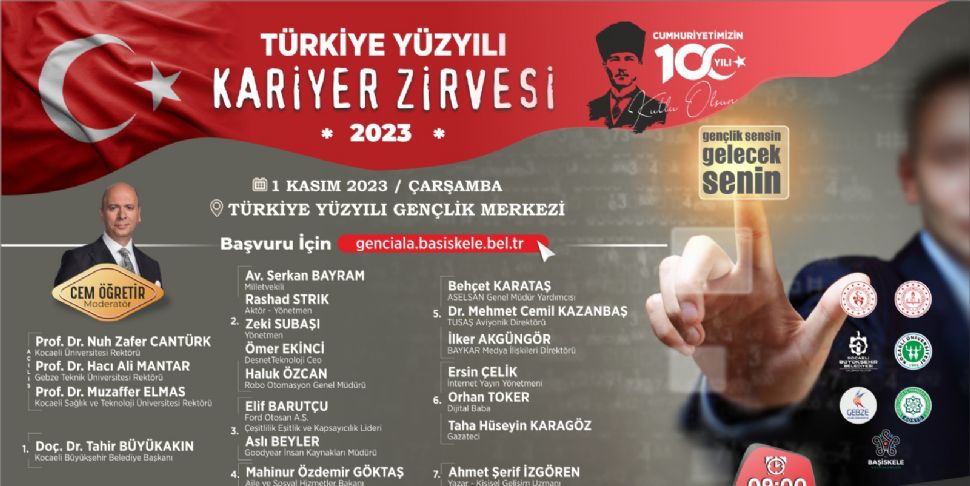 Zirvedekiler Kariyer Zirvesi İçin Başiskele´ye Geliyor