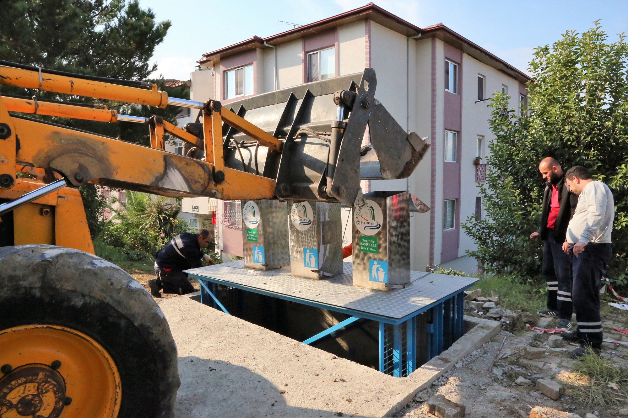 YEN YERALTI P KONTEYNERLER HAZIR