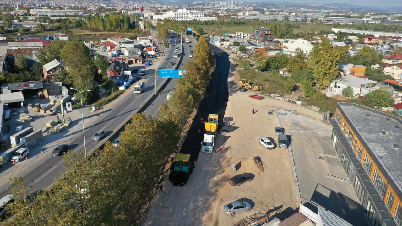 Baiskele Trafiine Nefes Aldracak Yeni Yol Asfaltlanyor